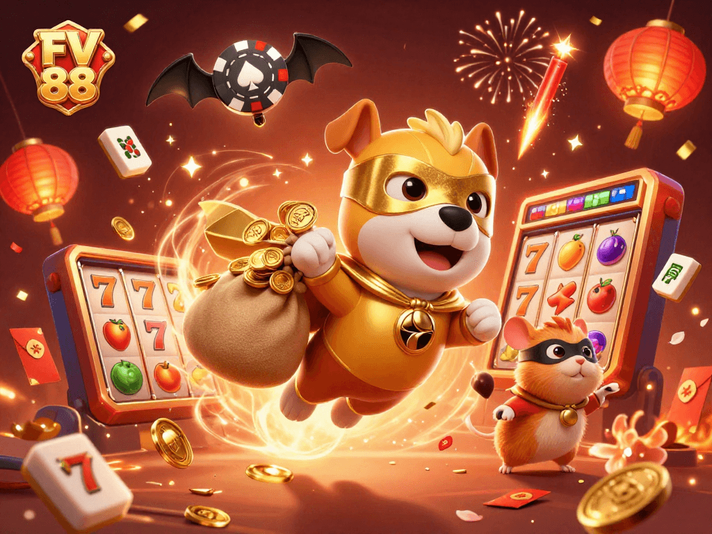 Experience fun and excitement with FV 88's vibrant slots and dynamic casino games!