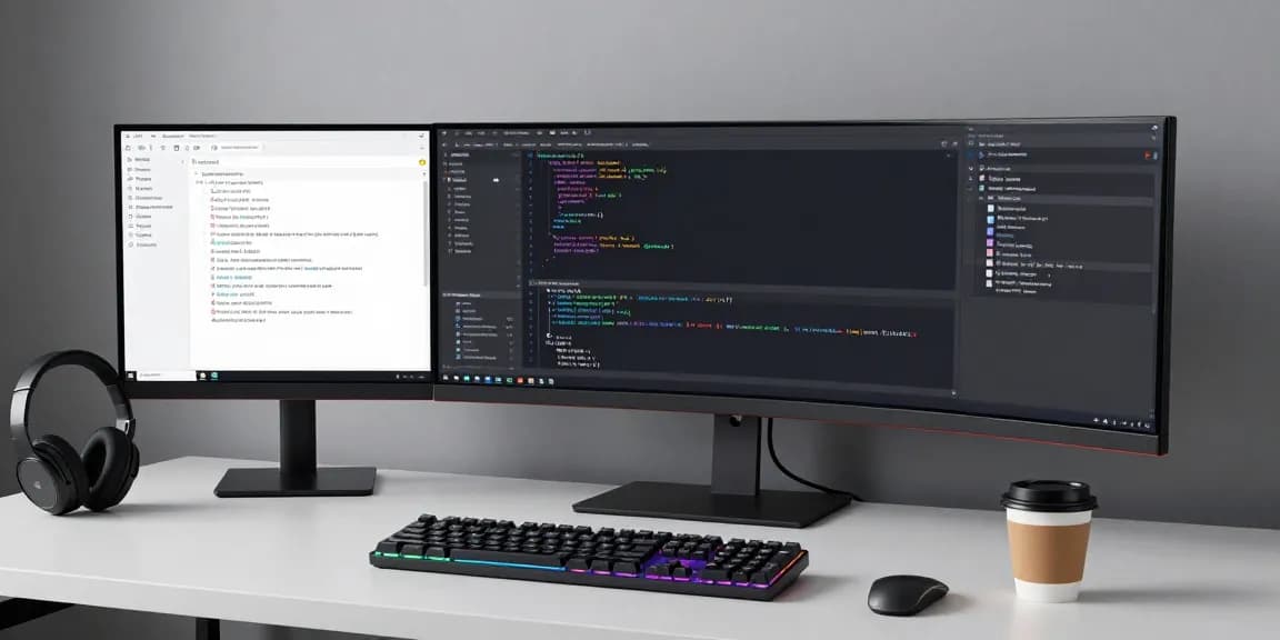 go8 development workspace showcasing modern software tools, enhancing productivity and collaboration.