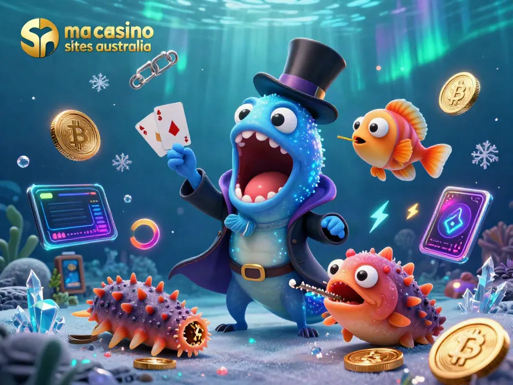 Experience thrilling gameplay at mac casino sites australia with whimsical characters performing magic.