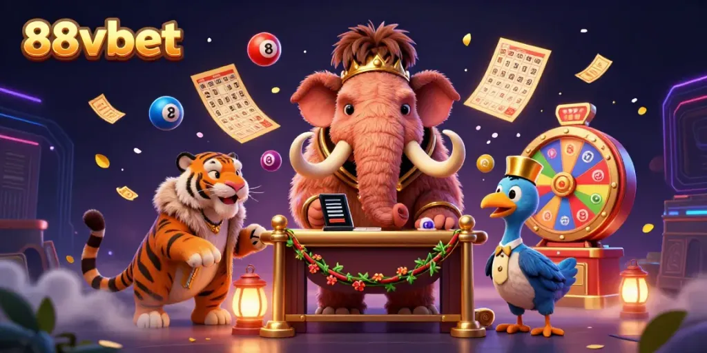 Engage in thrilling lottery fun at 88vbet with vibrant games and festive characters