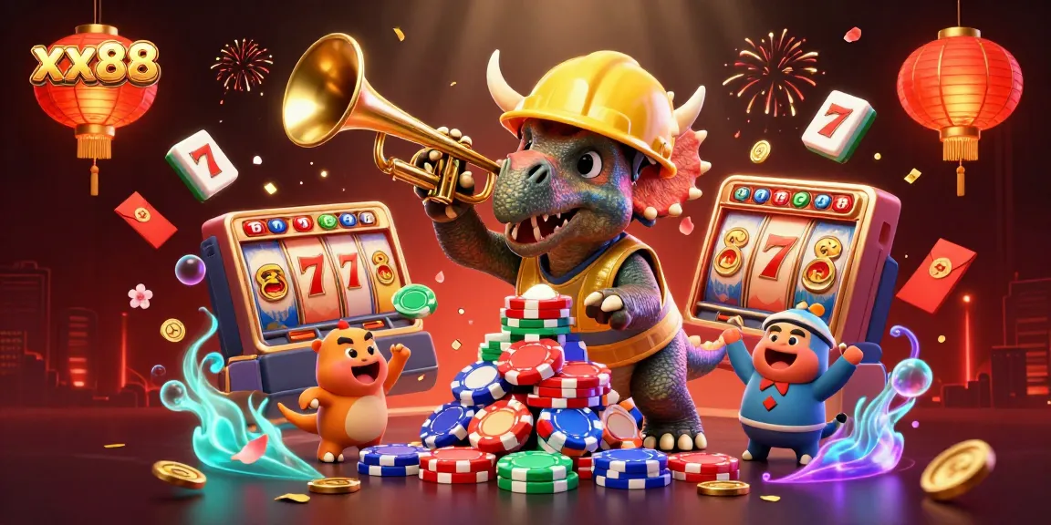Experience exciting gaming adventure at xx88 with dynamic casino elements and vibrant characters.