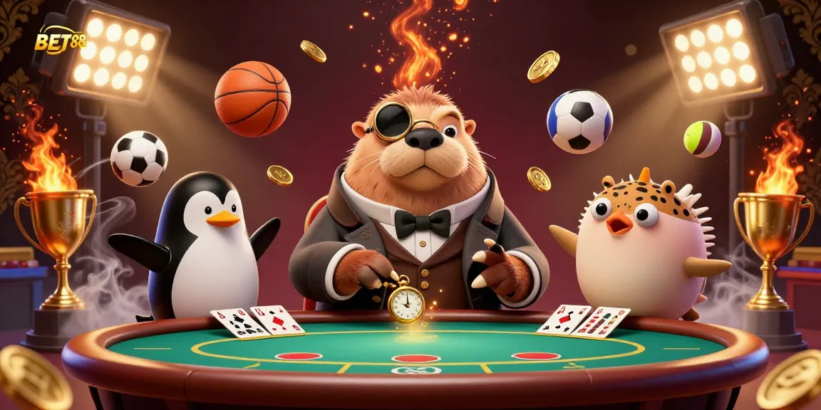 Join the thrilling action at BET88 with unique underwater poker dynamics and vibrant 3D visuals.
