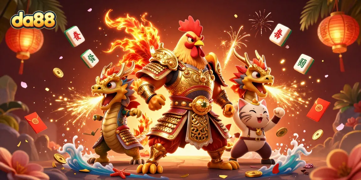 Engage with da88's electrifying casino experience featuring dynamic characters and vibrant elements.