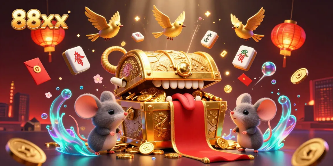 Engage with thrilling gameplay in 88xx featuring golden treasures and vibrant casino elements.