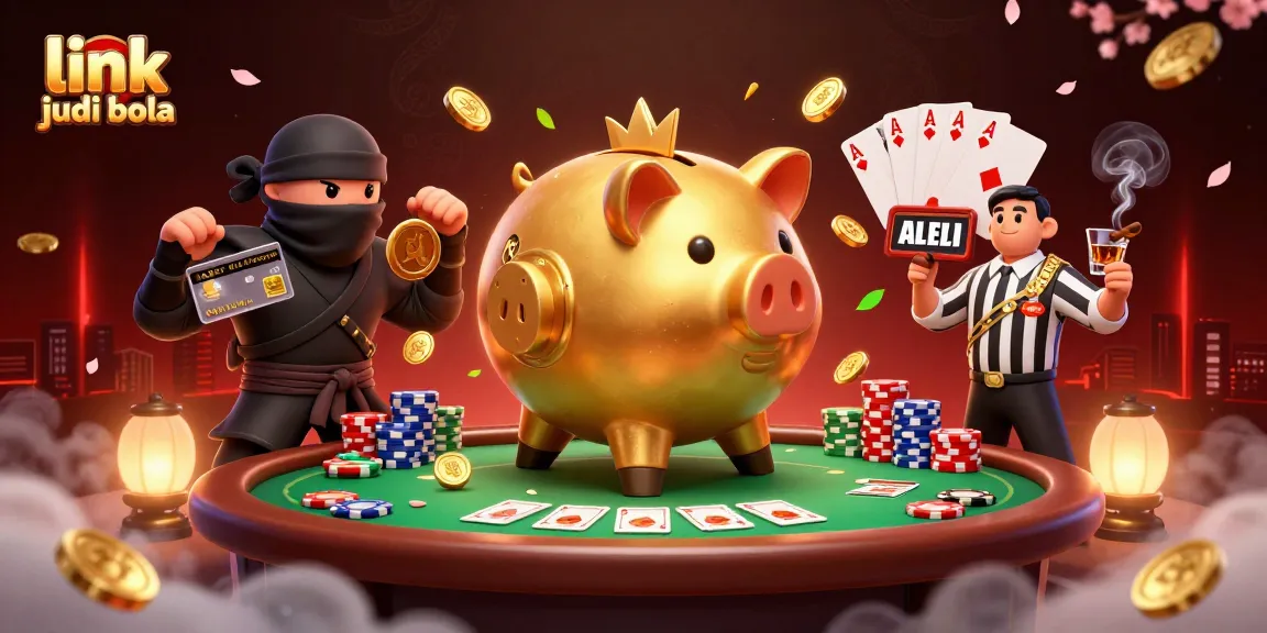 Bet on exciting moments with link judi bola featuring unique characters in a dynamic casino scene.